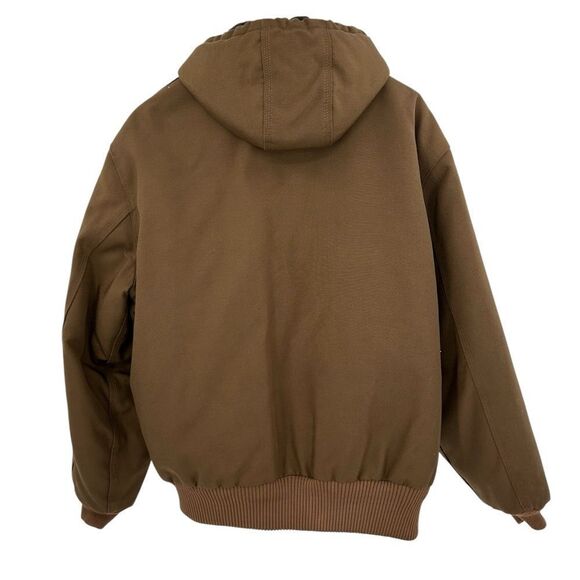 Carhartt tan duck jacket with quilted lining size large - Picture 4 of 8